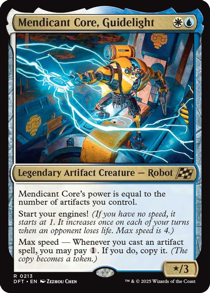 Mendicant Core, Guidelight · 213 · Aetherdrift · Foil