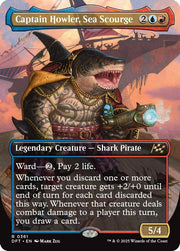 Captain Howler, Sea Scourge (Borderless) · 361 · Aetherdrift · Foil