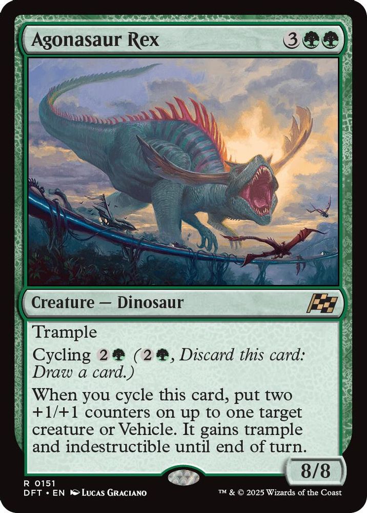 Agonasaur Rex · 151 · Aetherdrift · Foil