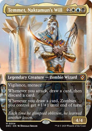 Temmet, Naktamun's Will (Borderless) · 4 · DRC · Non-foil
