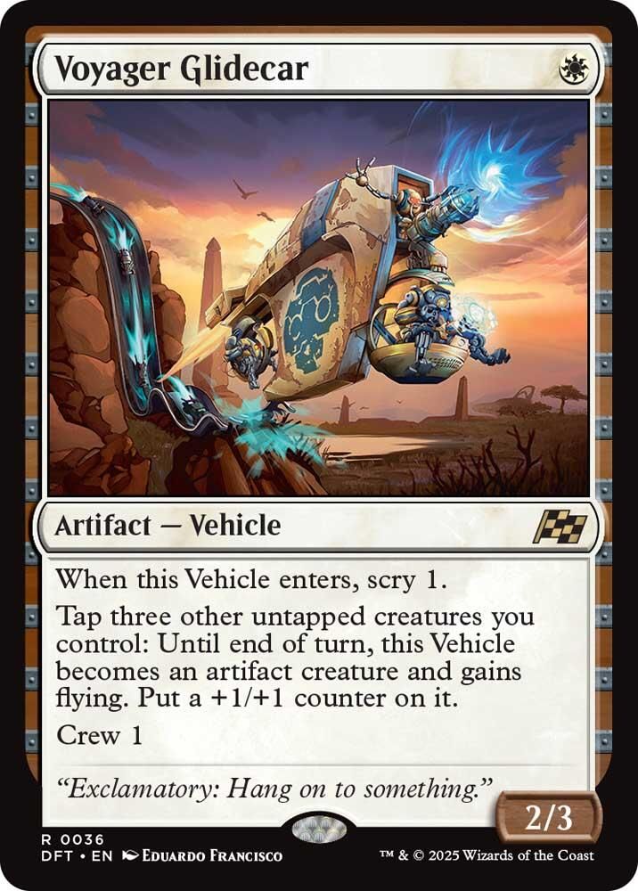 Voyager Glidecar · 36 · Aetherdrift · Non-foil