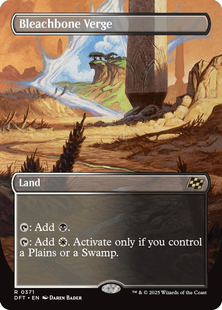 Bleachbone Verge (Borderless) · 371 · Aetherdrift · Foil