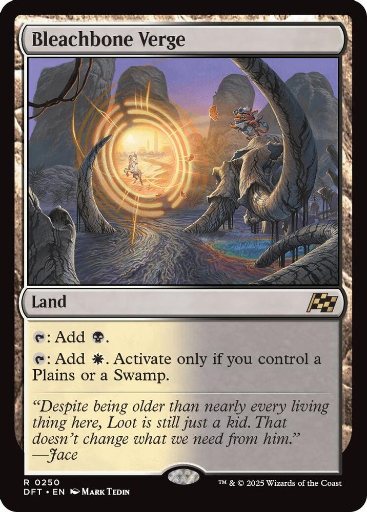 Bleachbone Verge · 250 · Aetherdrift · Non-foil