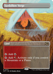 Sunbillow Verge (Borderless) · 373 · Aetherdrift · Non-foil