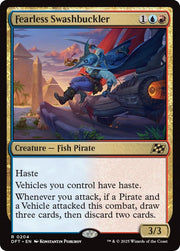 Fearless Swashbuckler · 204 · Aetherdrift · Foil