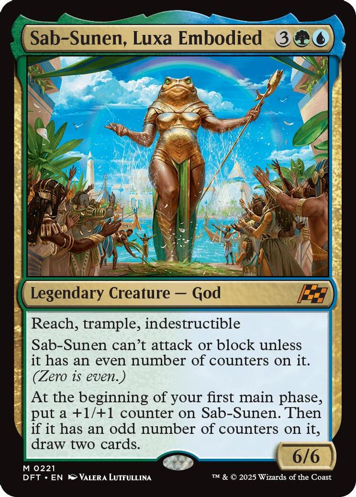 Sab-Sunen, Luxa Embodied · 221 · Aetherdrift · Non-foil