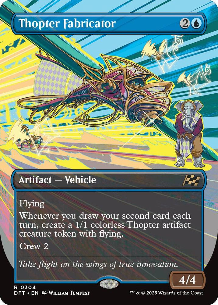 Thopter Fabricator (Borderless) · 304 · Aetherdrift · Non-foil