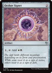 Orzhov Signet · 134 · DRC · Non-foil