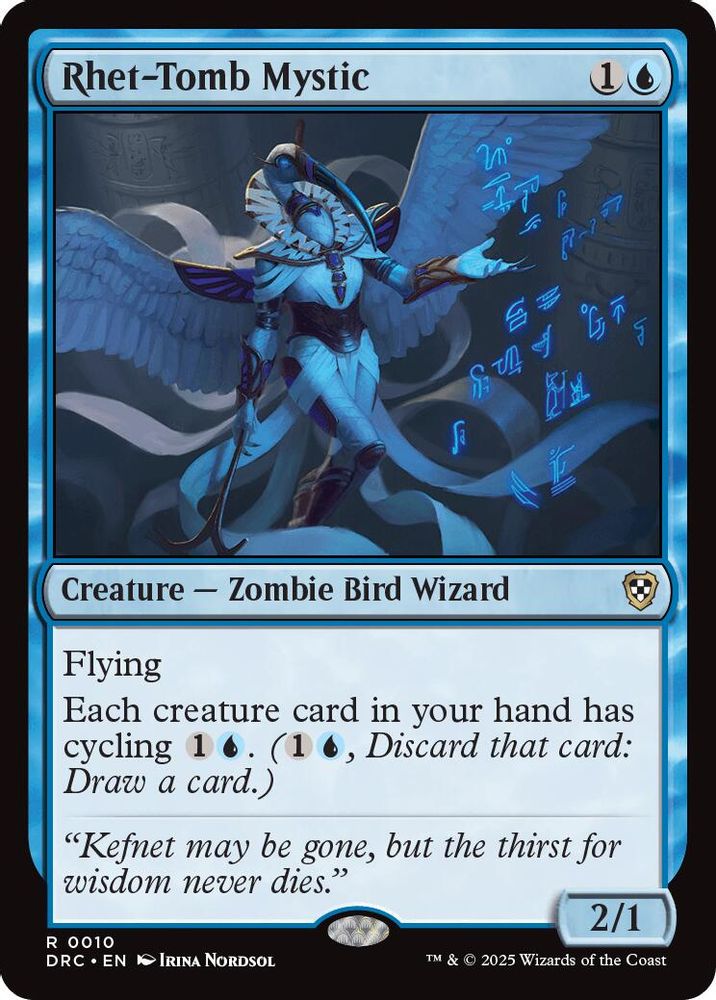 Rhet-Tomb Mystic · 10 · DRC · Non-foil
