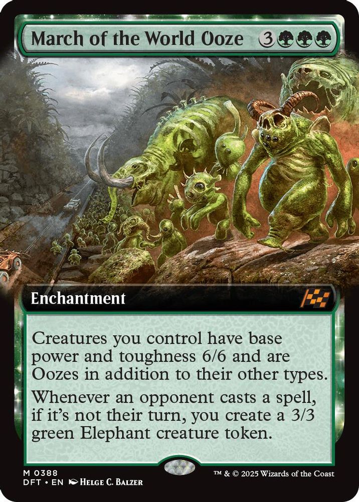March of the World Ooze (Extended Art) · 388 · Aetherdrift · Non-foil