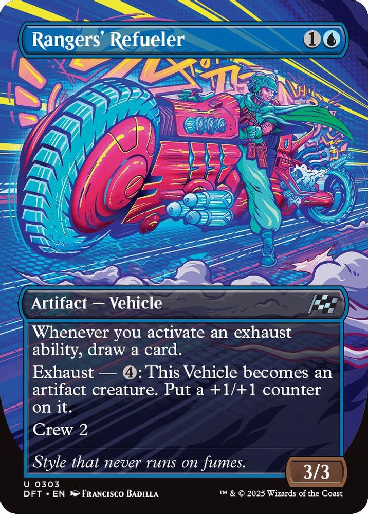 Rangers' Refueler (Borderless) · 303 · Aetherdrift · Foil