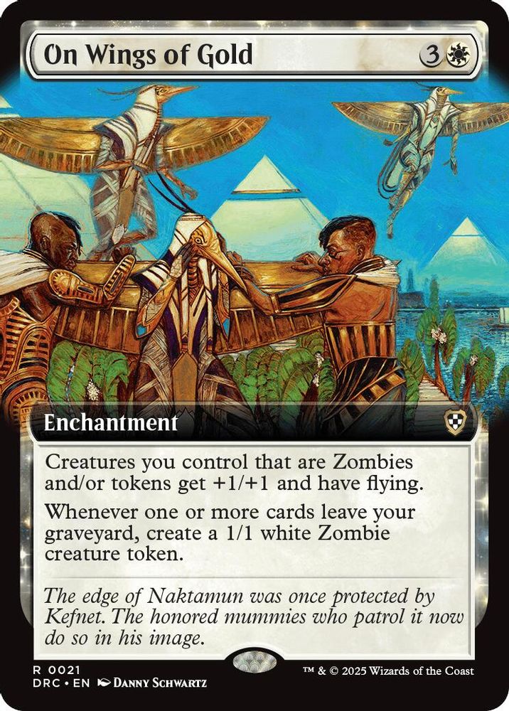 On Wings of Gold (Extended Art) · 21 · DRC · Non-foil