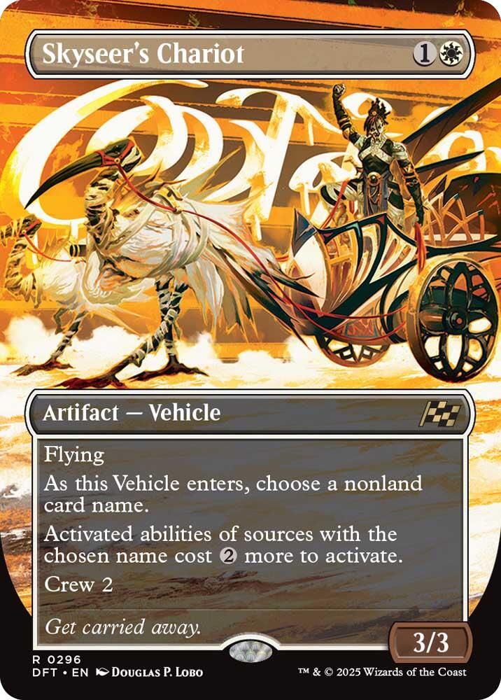 Skyseer's Chariot (Borderless) · 296 · Aetherdrift · Non-foil