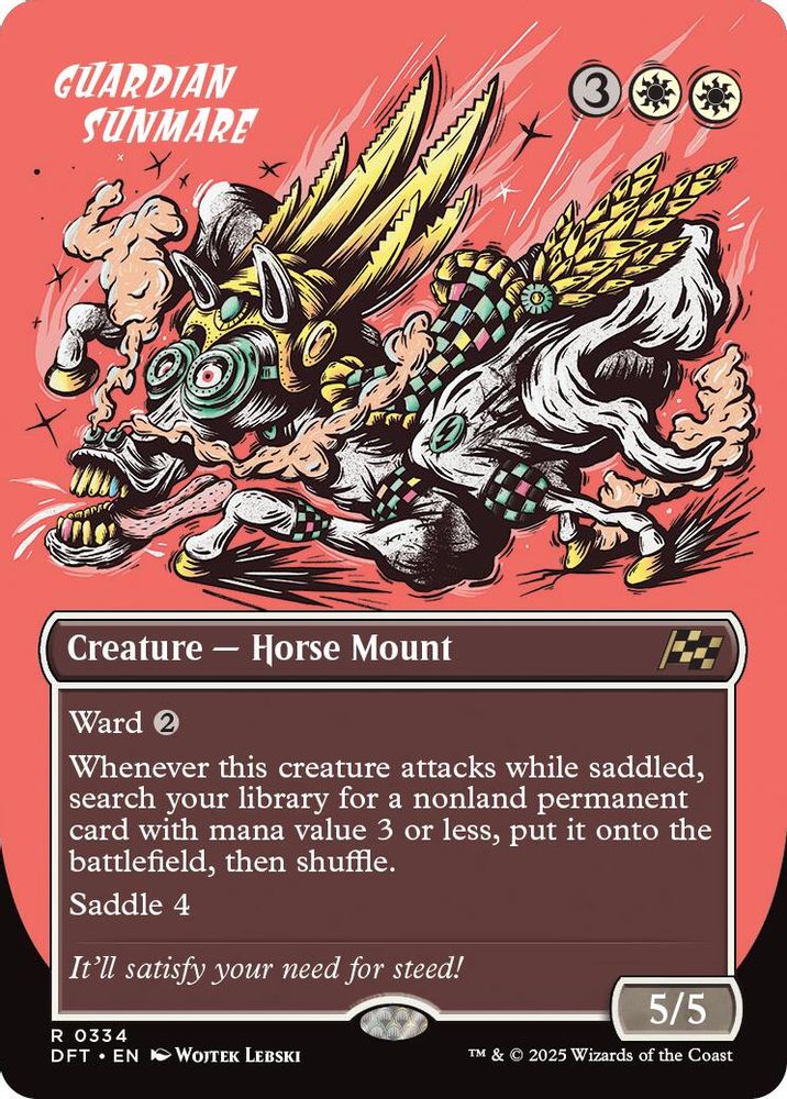 Guardian Sunmare (Borderless) · 334 · Aetherdrift · Non-foil