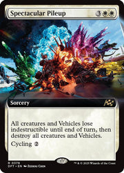 Spectacular Pileup (Extended Art) · 378 · Aetherdrift · Non-foil