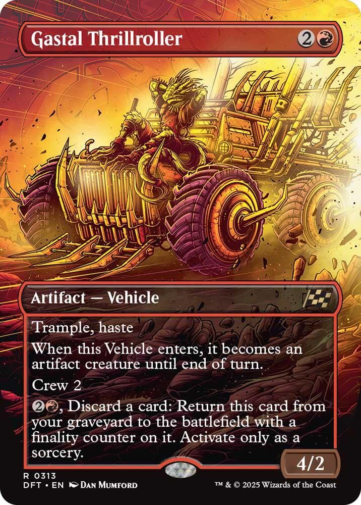 Gastal Thrillroller (Borderless) · 313 · Aetherdrift · Foil