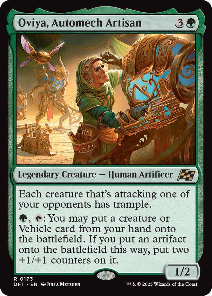 Oviya, Automech Artisan · 173 · Aetherdrift · Non-foil