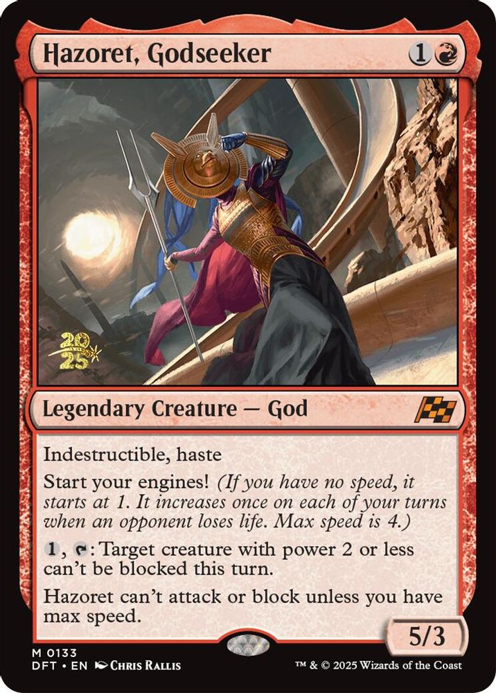 Hazoret, Godseeker · 133 · PAFR · Foil