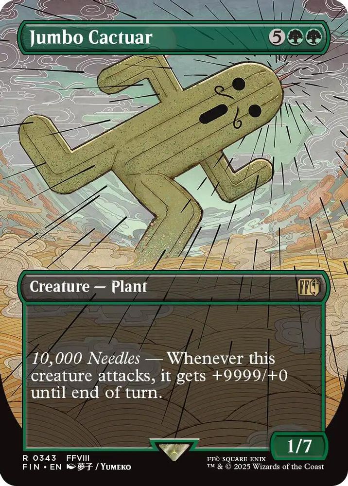 Jumbo Cactuar (Borderless) · 343 · FINAL FANTASY · Non-foil