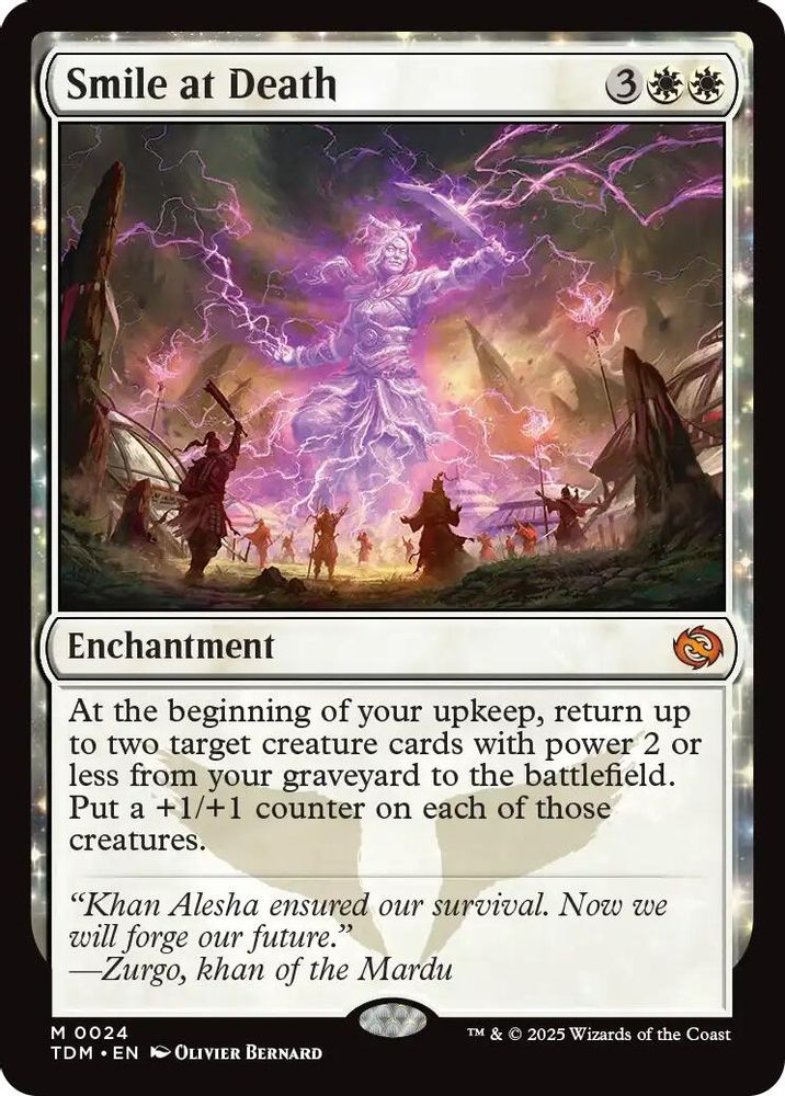 Smile at Death · 24 · Tarkir: Dragonstorm · Foil