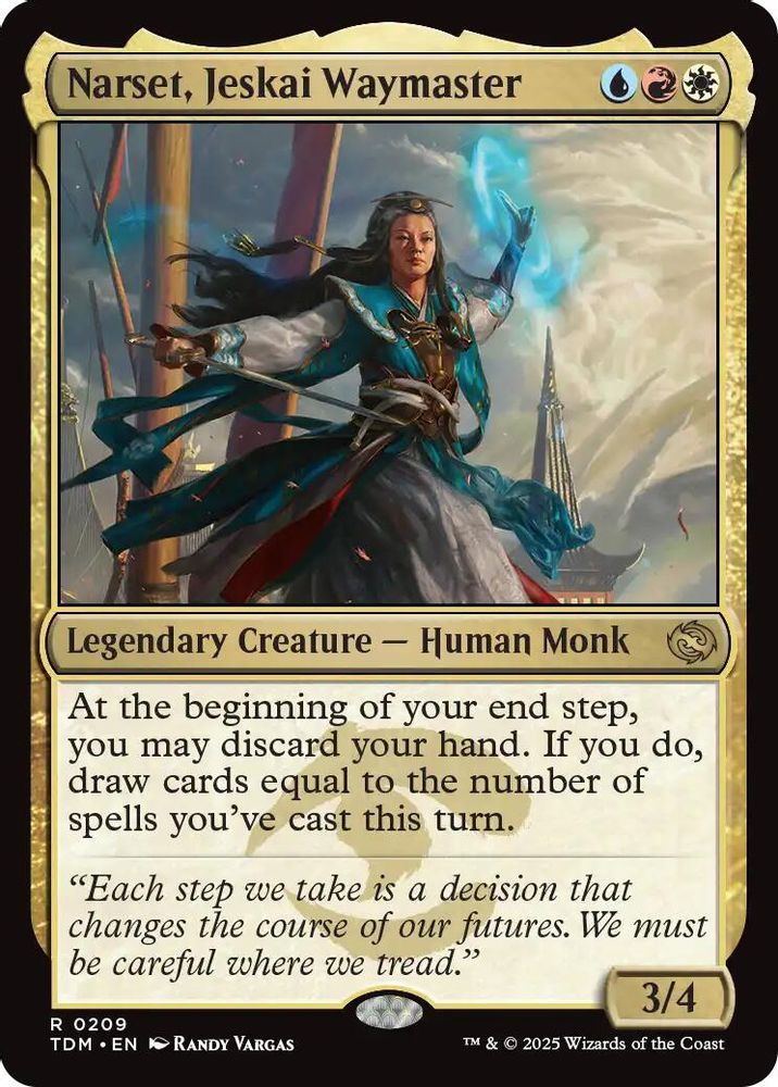 Narset, Jeskai Waymaster · 209 · Tarkir: Dragonstorm · Non-foil