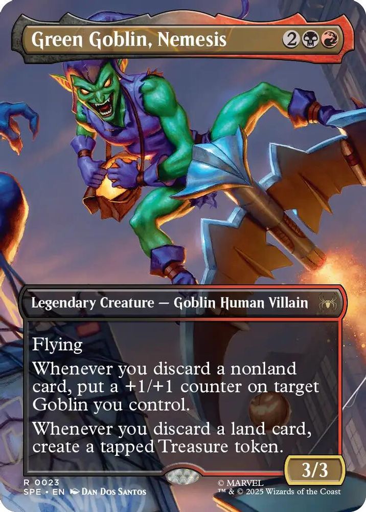 Green Goblin, Nemesis (Borderless) · 23 · Marvel's Spider-Man: Eternal-Legal · Foil