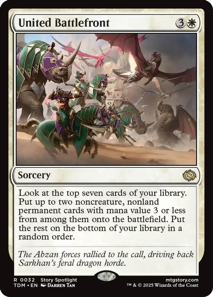 United Battlefront · 32 · TDM · Foil