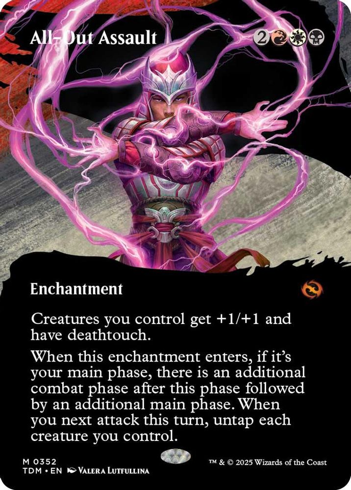 All-Out Assault (Borderless) · 352 · TDM · Non-foil