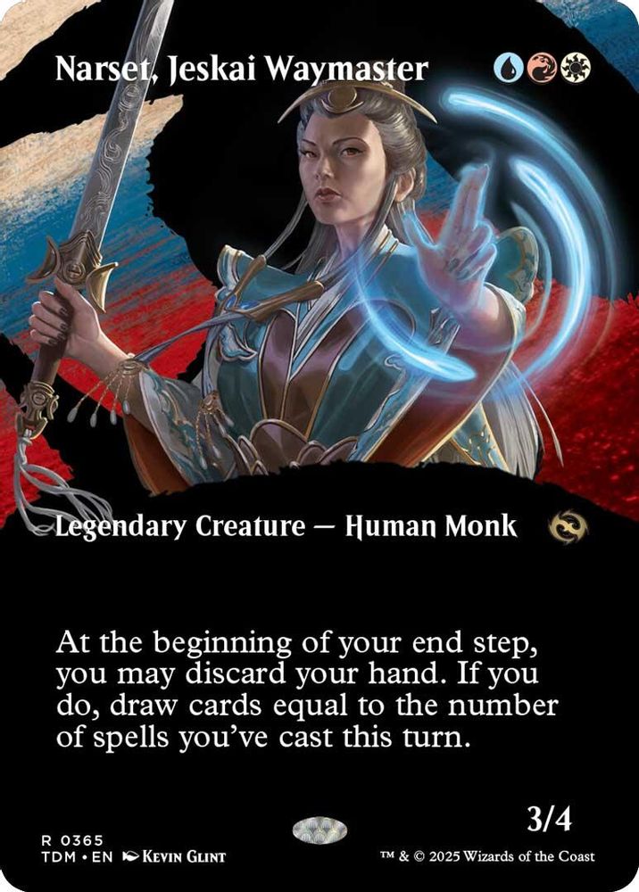 Narset, Jeskai Waymaster (Borderless) · 365 · Tarkir: Dragonstorm · Non-foil