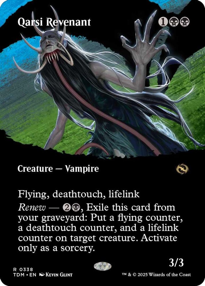 Qarsi Revenant (Borderless) · 338 · Tarkir: Dragonstorm · Non-foil
