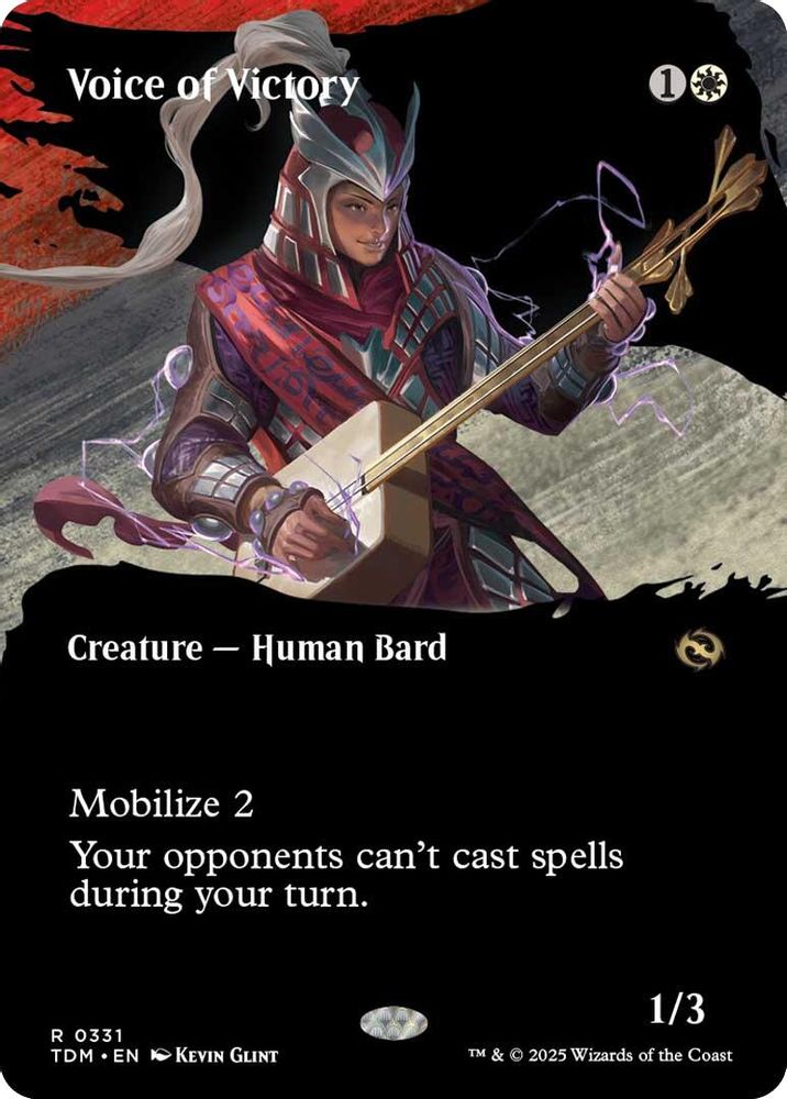 Voice of Victory (Borderless) · 331 · Tarkir: Dragonstorm · Non-foil