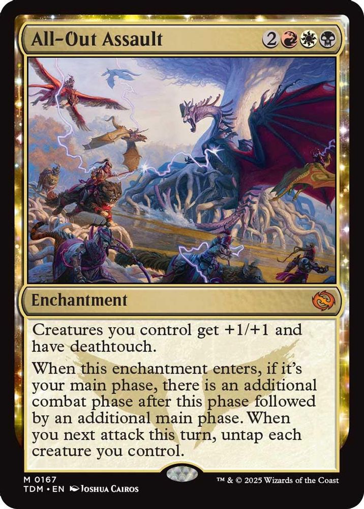 All-Out Assault · 167 · TDM · Non-foil
