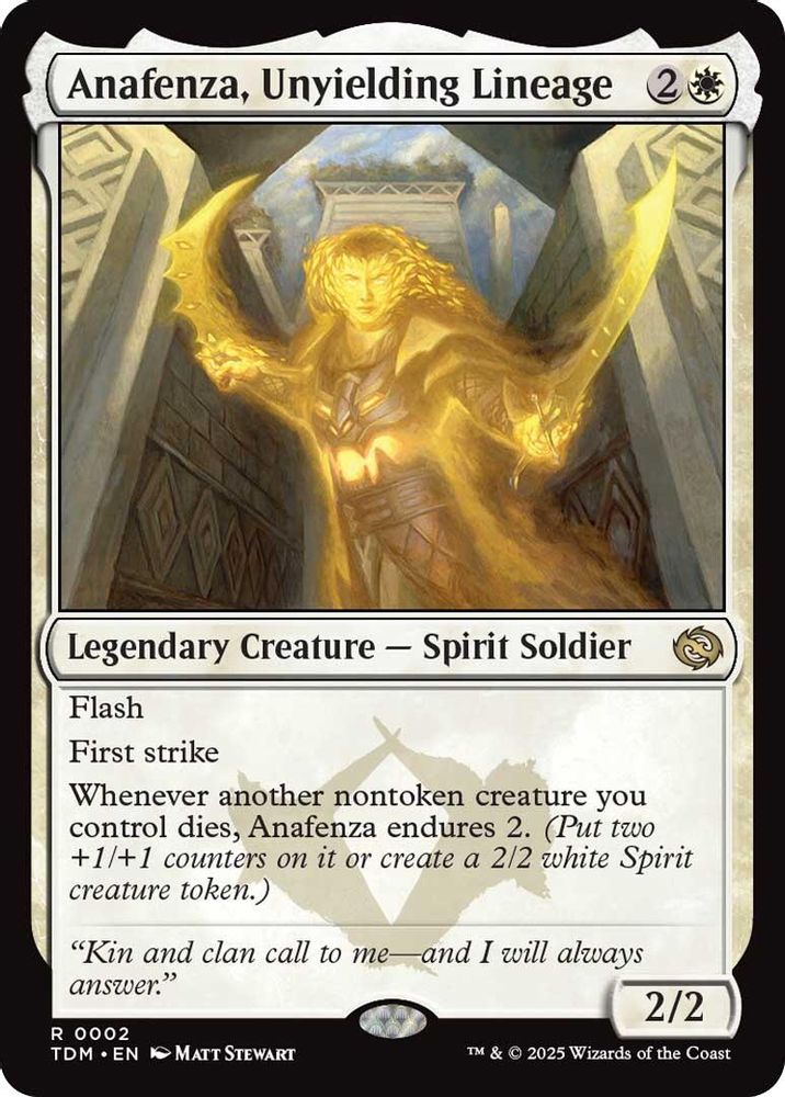 Anafenza, Unyielding Lineage · 2 · Tarkir: Dragonstorm · Foil