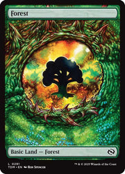 Forest (0291) · 291 · Tarkir: Dragonstorm · Foil
