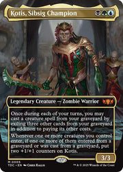 Kotis, Sibsig Champion (Borderless) · 5 · Commander: Tarkir: Dragonstorm · Foil