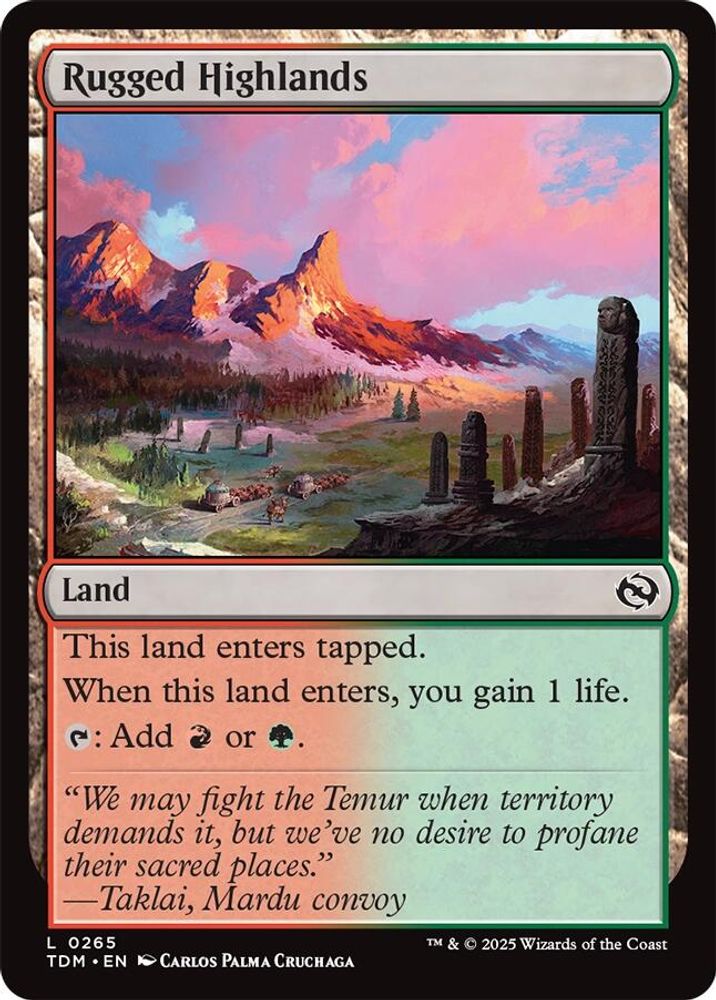 Rugged Highlands · 265 · TDM · Non-foil
