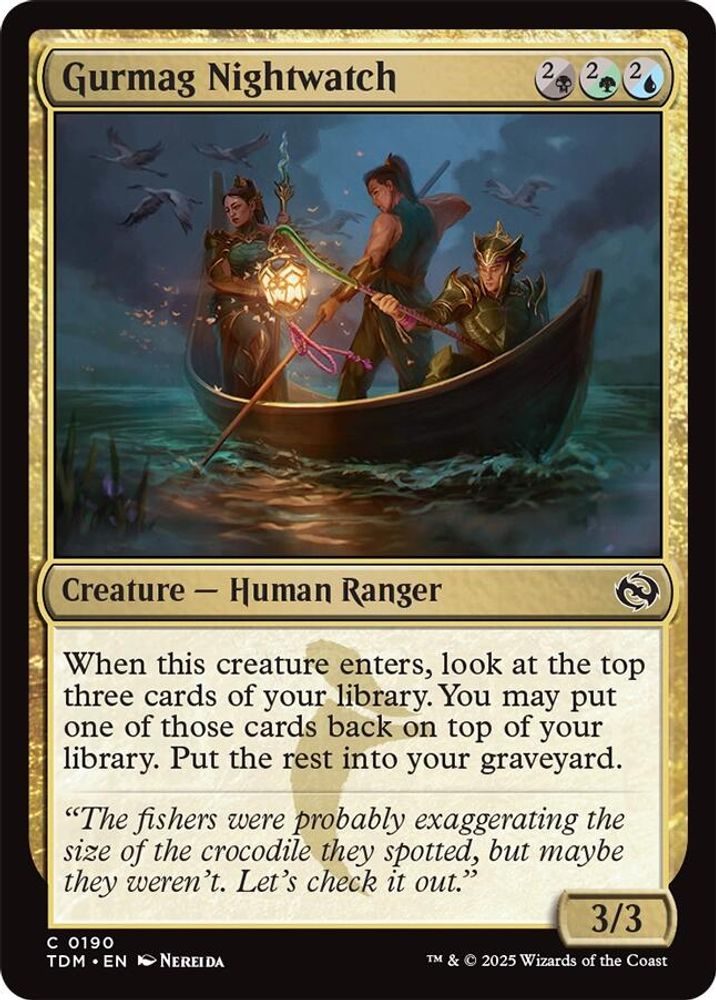 Gurmag Nightwatch · 190 · Tarkir: Dragonstorm · Foil