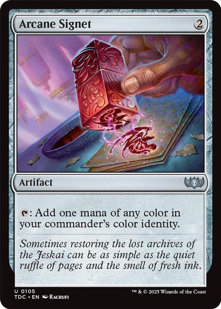 Arcane Signet · 105 · Commander: Tarkir: Dragonstorm · Non-foil