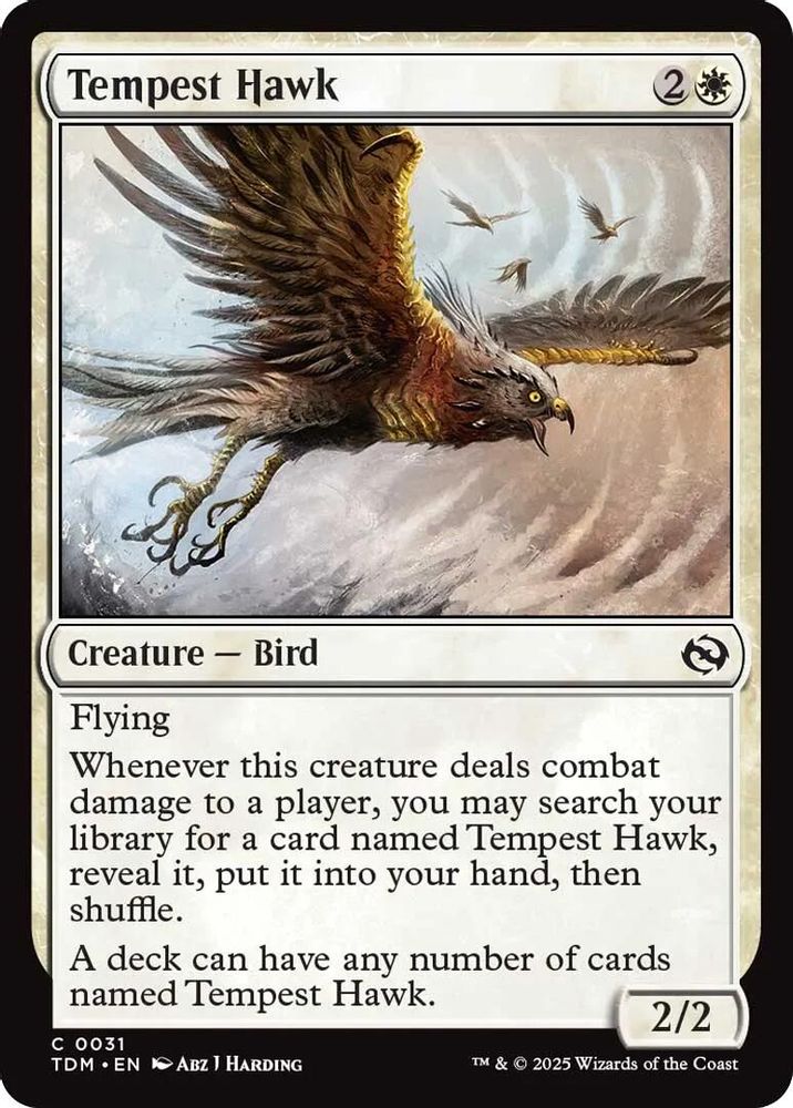 Tempest Hawk · 31 · TDM · Foil
