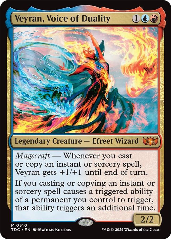 Veyran, Voice of Duality · 310 · Commander: Tarkir: Dragonstorm · Non-foil
