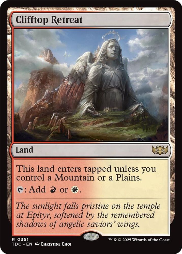 Clifftop Retreat · 351 · Commander: Tarkir: Dragonstorm · Non-foil
