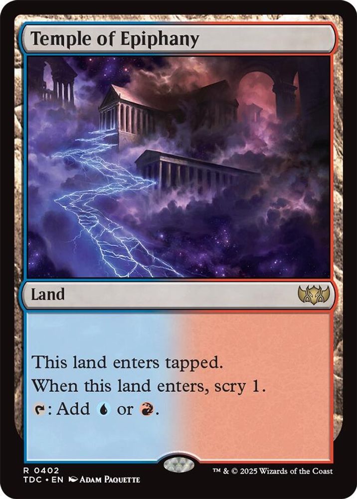 Temple of Epiphany · 402 · Commander: Tarkir: Dragonstorm · Non-foil