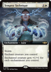 Tempest Technique (Extended Art) · 56 · Commander: Tarkir: Dragonstorm · Non-foil