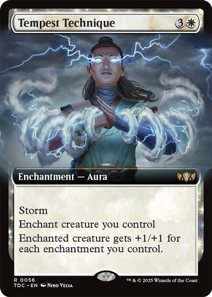 Tempest Technique (Extended Art) · 56 · Commander: Tarkir: Dragonstorm · Non-foil