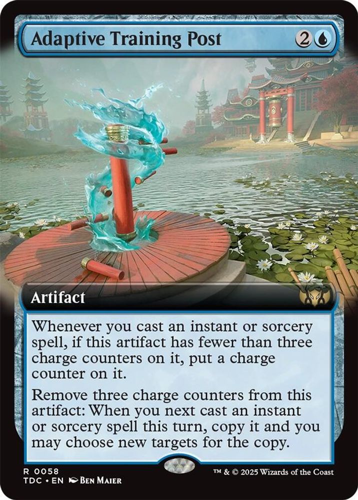 Adaptive Training Post (Extended Art) · 58 · Commander: Tarkir: Dragonstorm · Non-foil