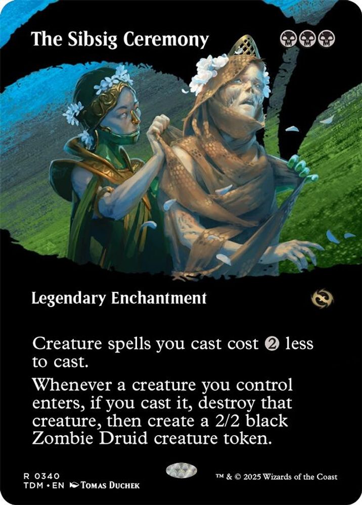 The Sibsig Ceremony (Borderless) · 340 · Tarkir: Dragonstorm · Foil