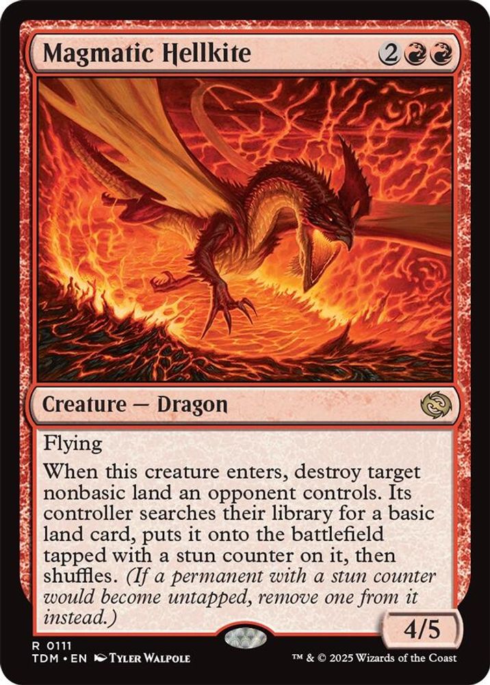Magmatic Hellkite · 111 · TDM · Foil