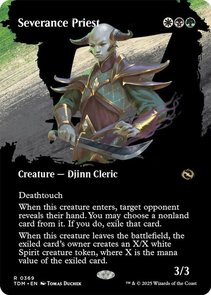 Severance Priest (Borderless) · 369 · Tarkir: Dragonstorm · Non-foil