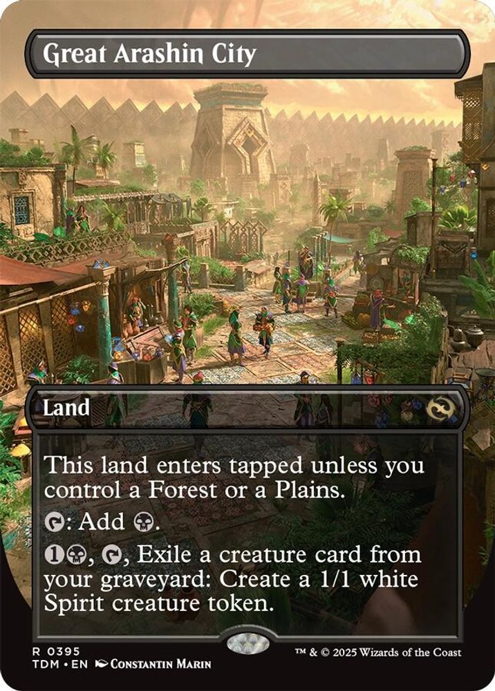 Great Arashin City (Borderless) · 395 · Tarkir: Dragonstorm · Non-foil