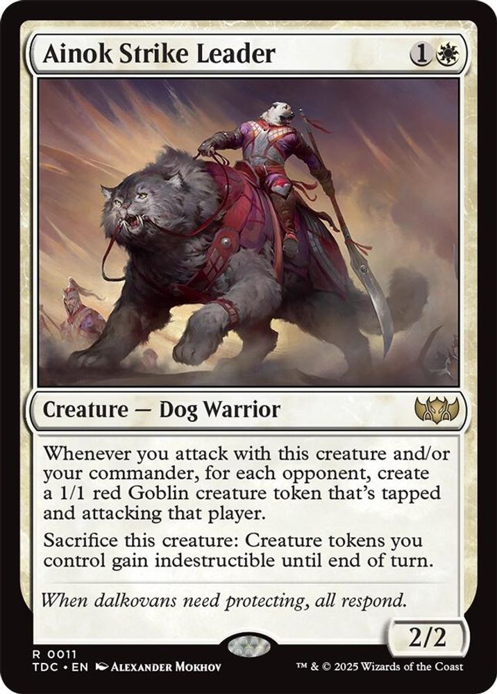Ainok Strike Leader · 11 · Commander: Tarkir: Dragonstorm · Non-foil